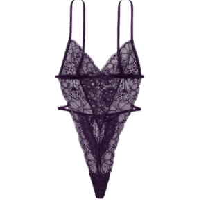 Lace Bodysuit — Black